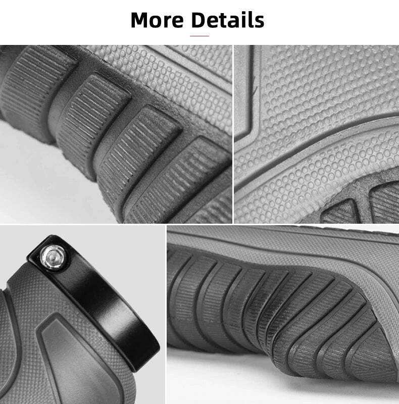 Bicycle Grips MTB Road Bike Double Lock Rubber Handlebar Grips Anti-Sl
