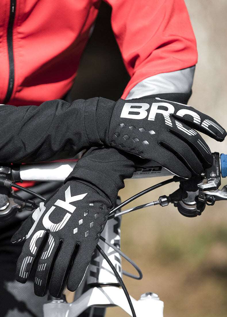 MTB Gloves Large for Mountain Road Bike Breathable Winter Autumn Sprin