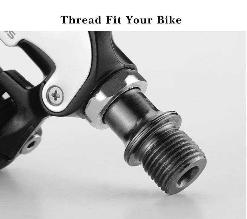 Self Lock Clip In Bike Pedals Shimano SPD-SL Cleat MTB Road 700C Hybri