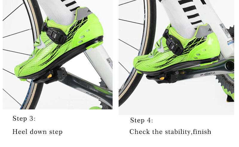 Self Lock Clip In Bike Pedals Shimano SPD-SL Cleat MTB Road 700C Hybri