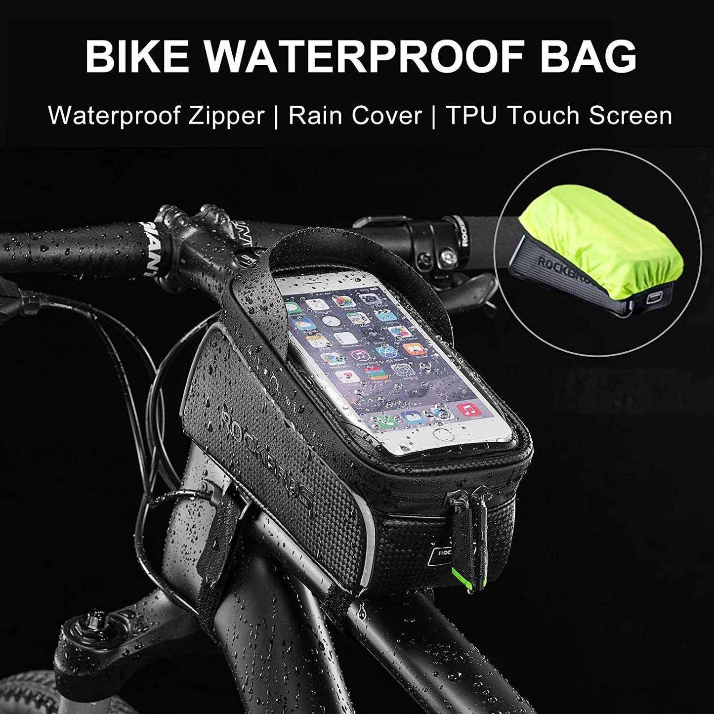 Top Tube Bike Bag With Phone Case Holder