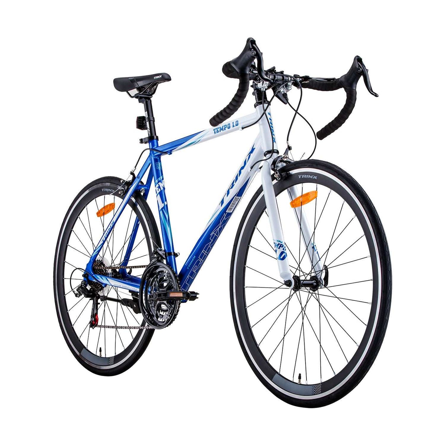 Trinx 700C Road Bike TEMPO1.0 Shimano 21 Speed Racing Bicycle 59cm Blu