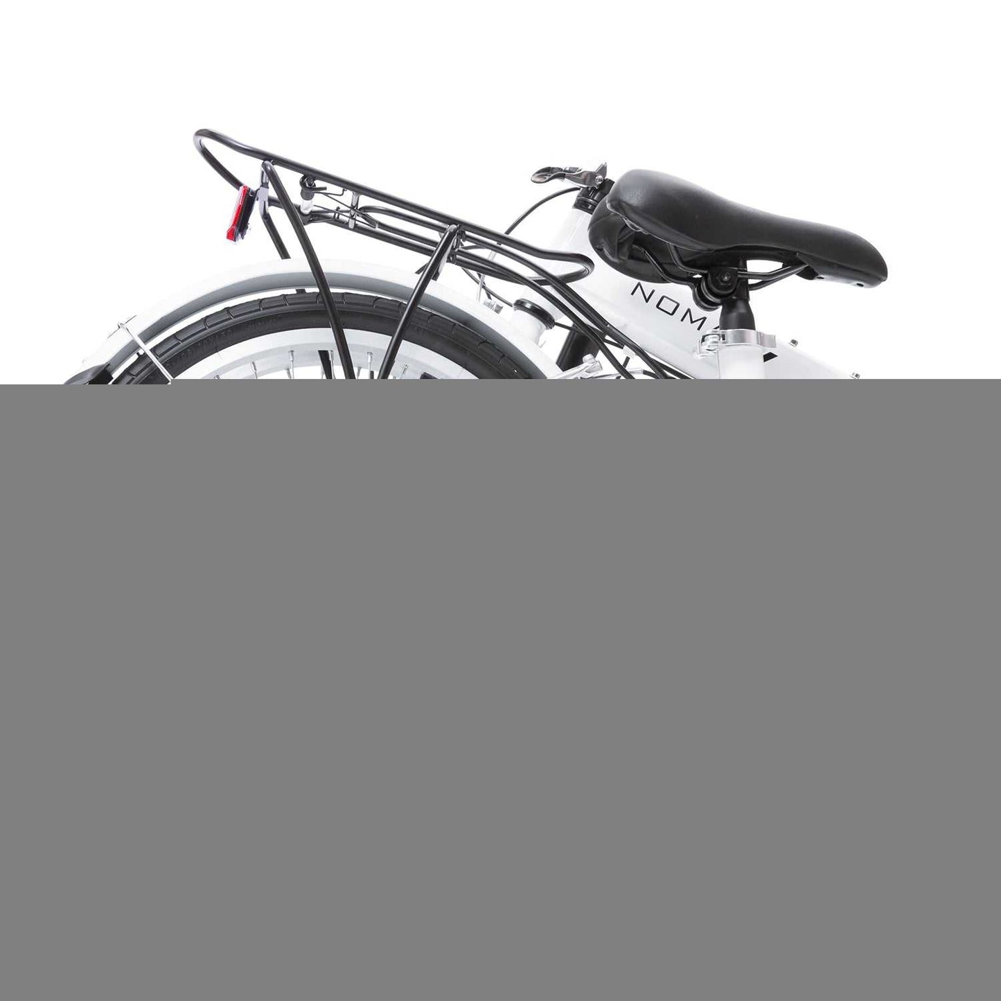20 Inch Electric Folding Bicycle in Pearl White