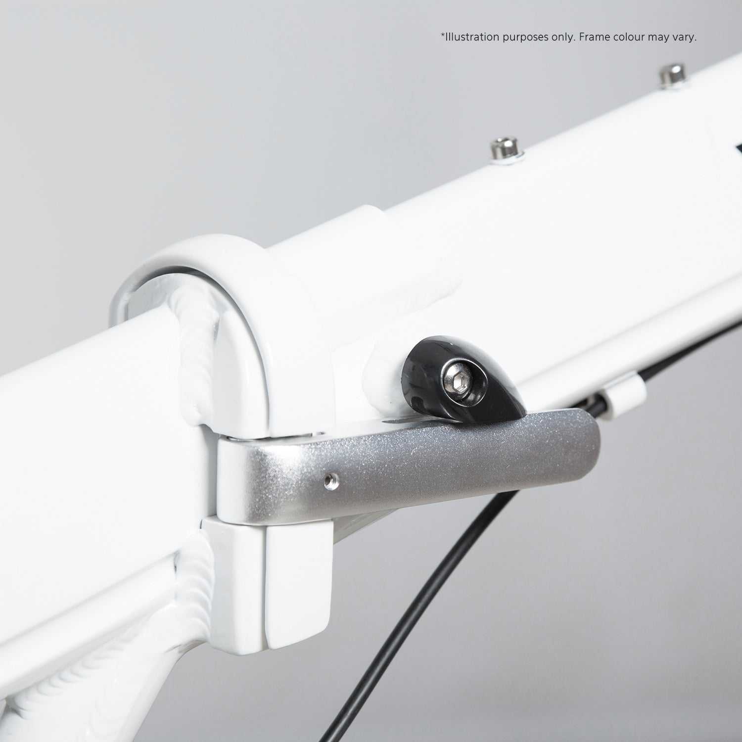 20 Inch Electric Folding Bicycle in Pearl White