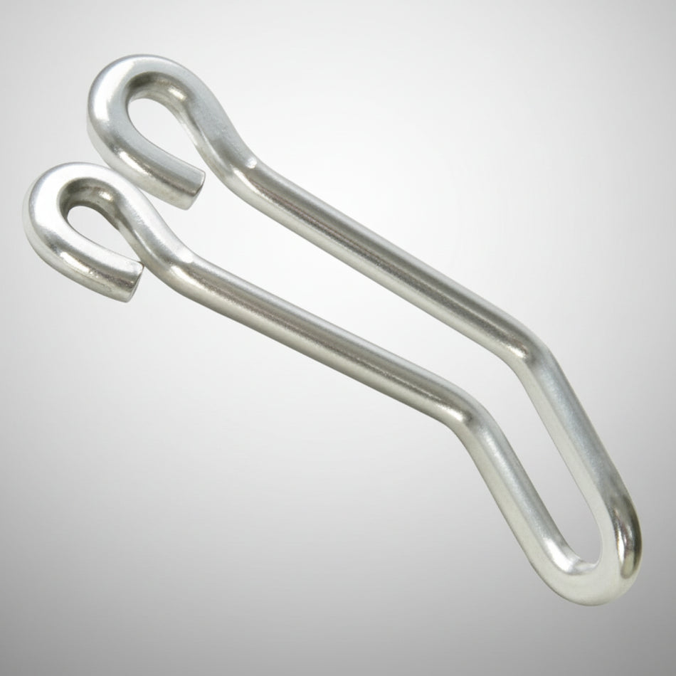 BUSCH & MULLER Headlamp Mounting Long Type Steel Bracket - Silver