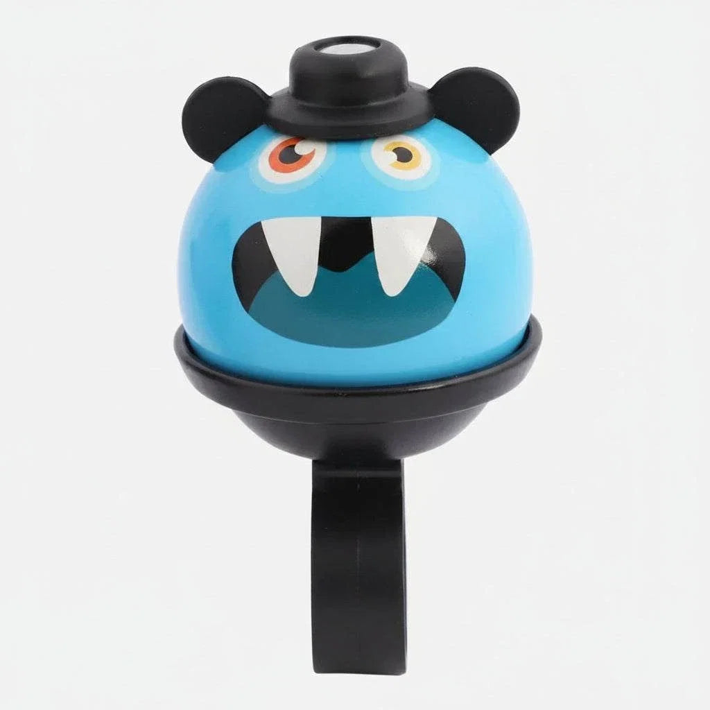 Blue Hamster Monster Bell for 22.2mm handlebars with playful two-eye design