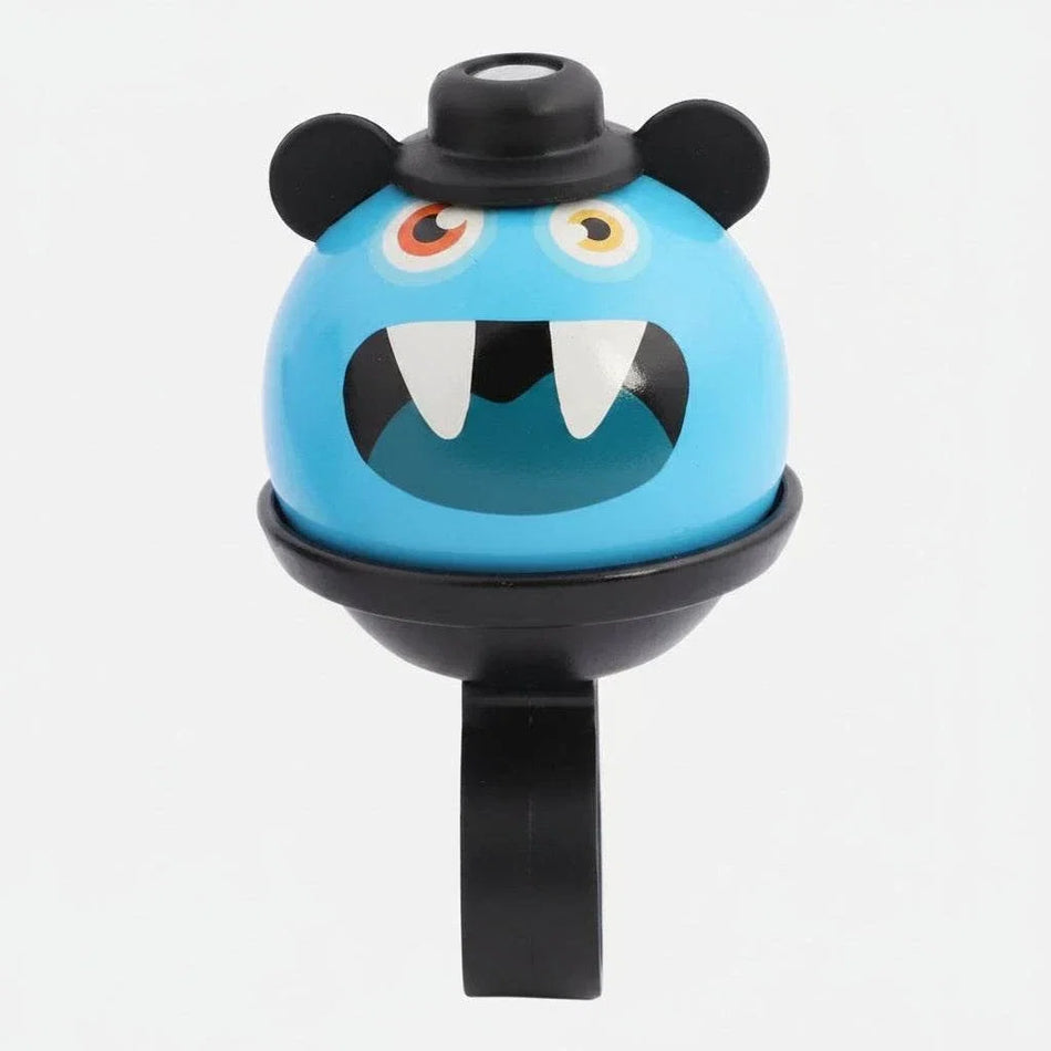 Blue Hamster Monster Bell for 22.2mm handlebars with playful two-eye design