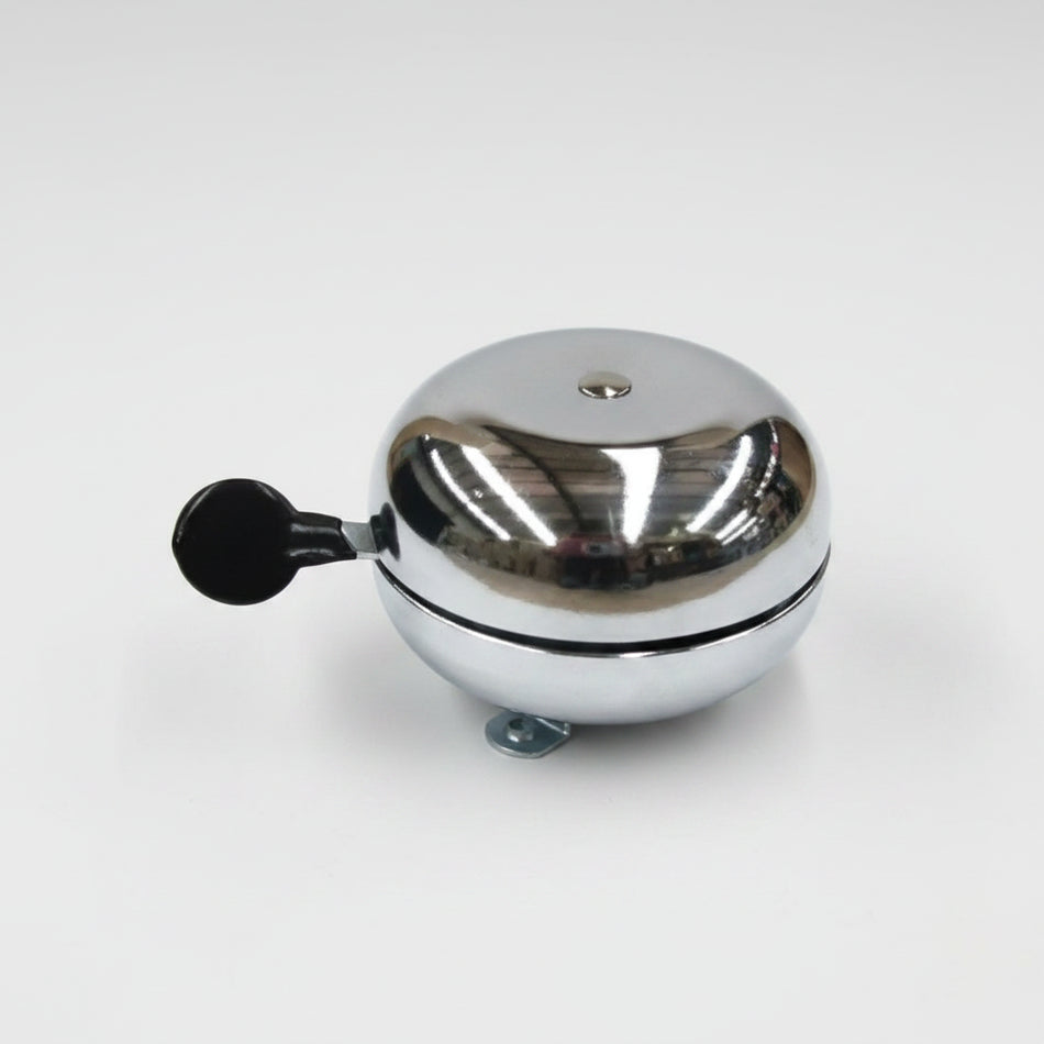 Steel Chrome Plated Bell 80mm Very Large Fits 25.4mm Handelbar