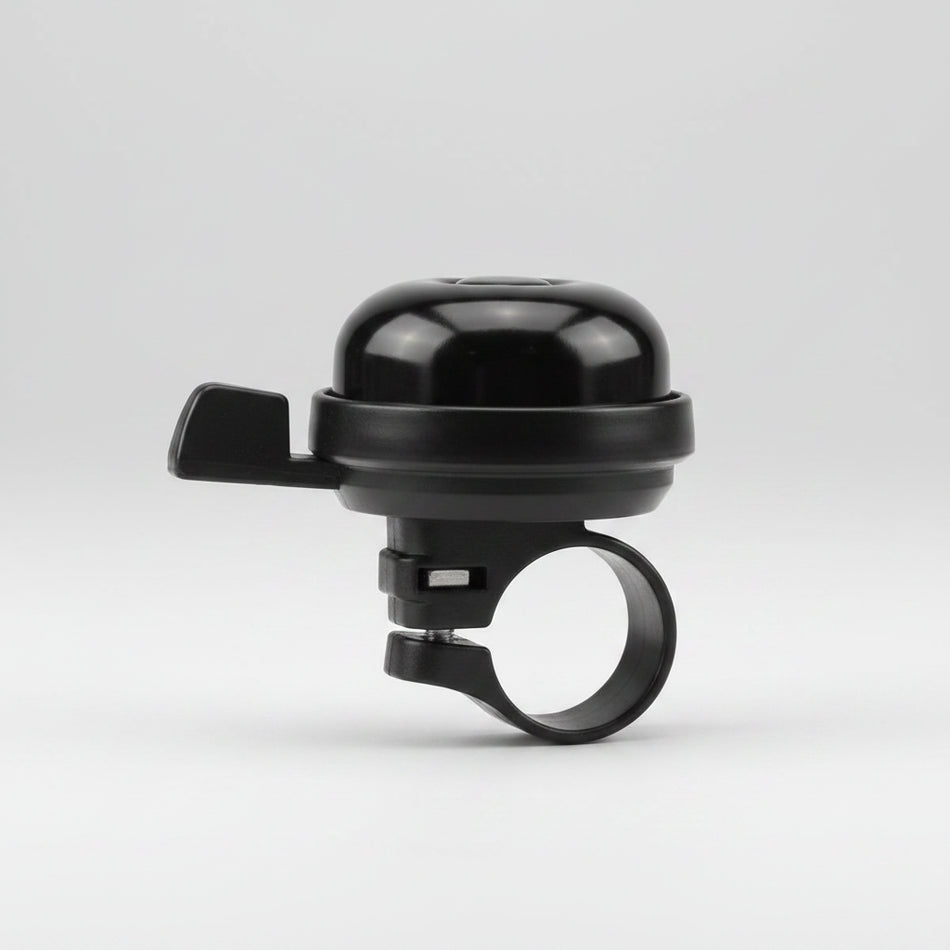 Alloy Bell 40mm Diameter Fits 25.4mm Handlebar - Black