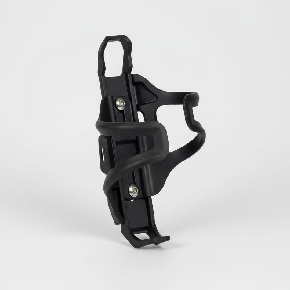 Side Loading Plastic Bidon Cage - Black