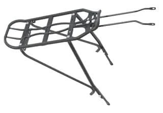 Rear Carrier Adjustable For 26"- 29" Disc Bikes 21cm Long Fittings - Black