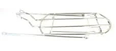 Rear Carrier Steel 8" Wide For 27" Bikes - Silver