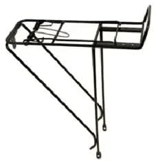Steel Rear Carrier For 26" Bikes With Spring Bow & Fittings - Black