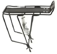 Rear Carrier For 26" Bikes With Top Plate Fittings 14cm Long Alloy - Black