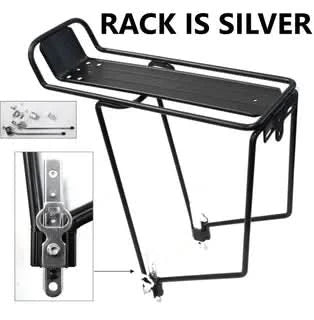 Rear Carrier For 26"-700C Bikes Alloy - Silver