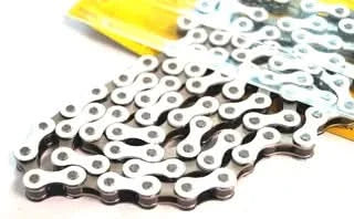 Single Speed Chain 1/2 x 1/8 x 112L (YBN S-410) - Nickel/White