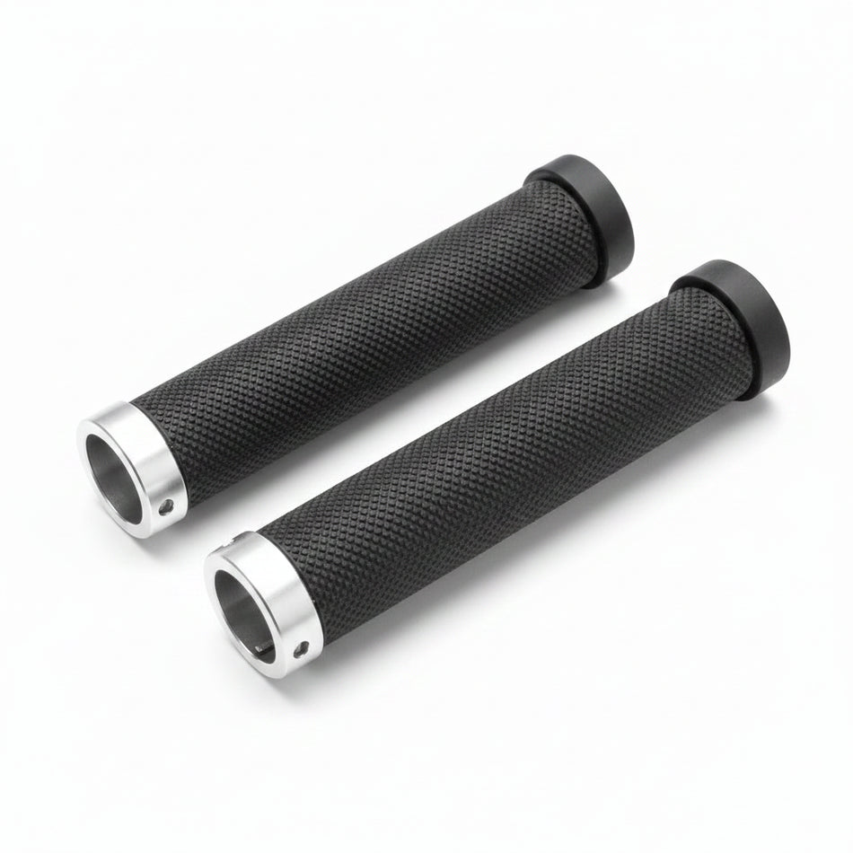 VELO Lock-On Grips 130mm With One Side Lock - Black