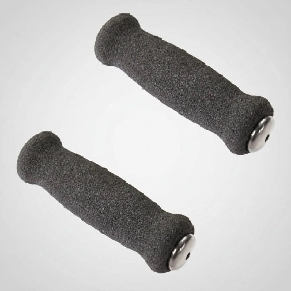 MTB Foam Grips 135mm With Wnd Plugs - Black