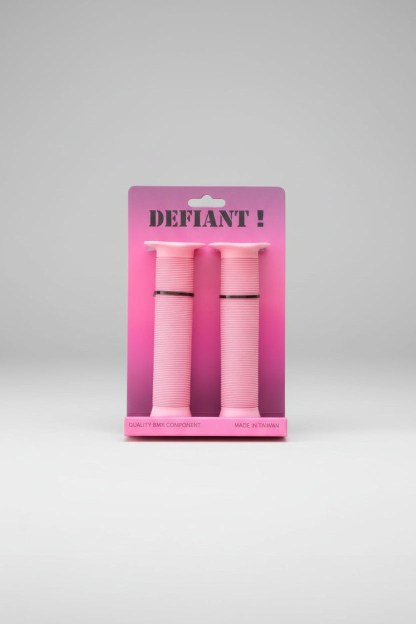 Grips 147mm Kratton Rubber Open End With Plugs - Pink
