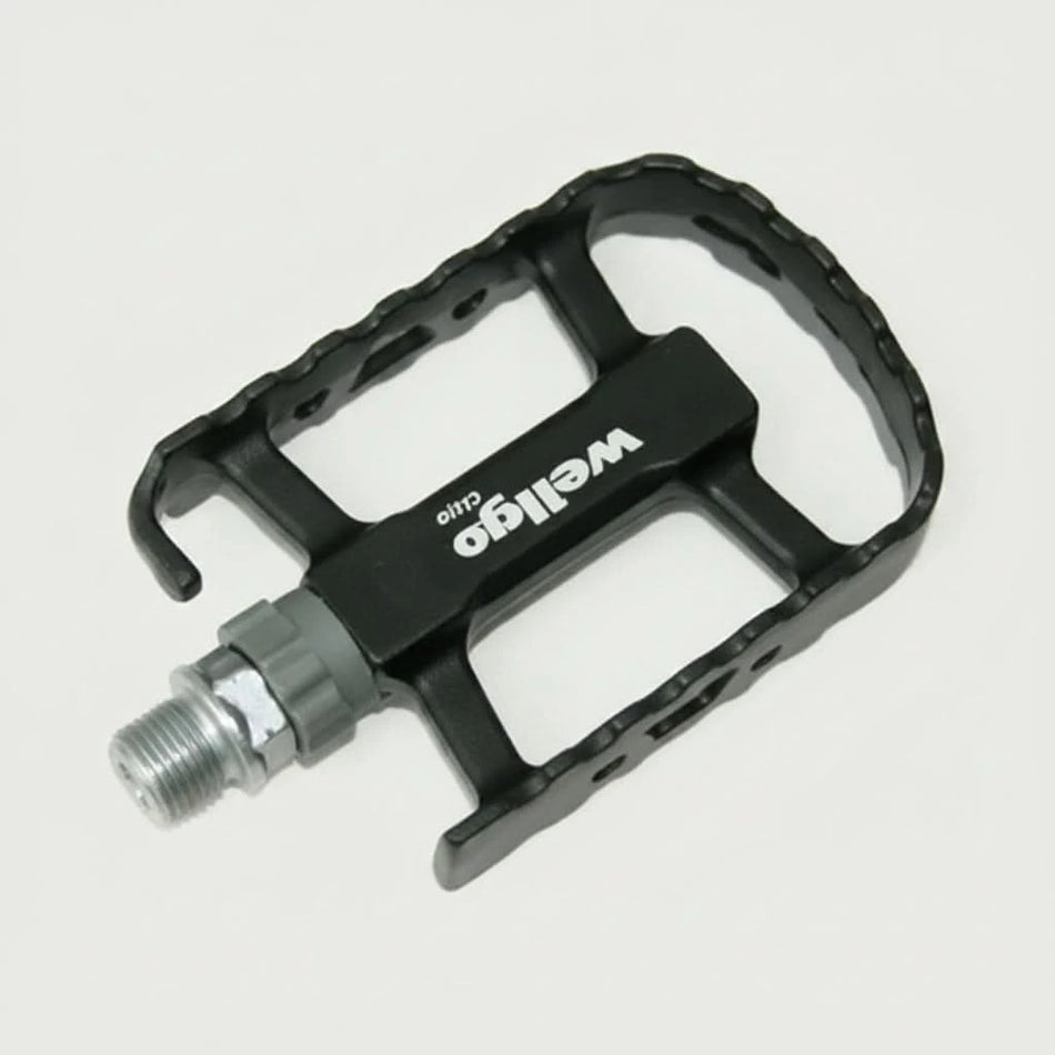 PEDALS 9/16" Alloy Body Cro-mo Axle - Black