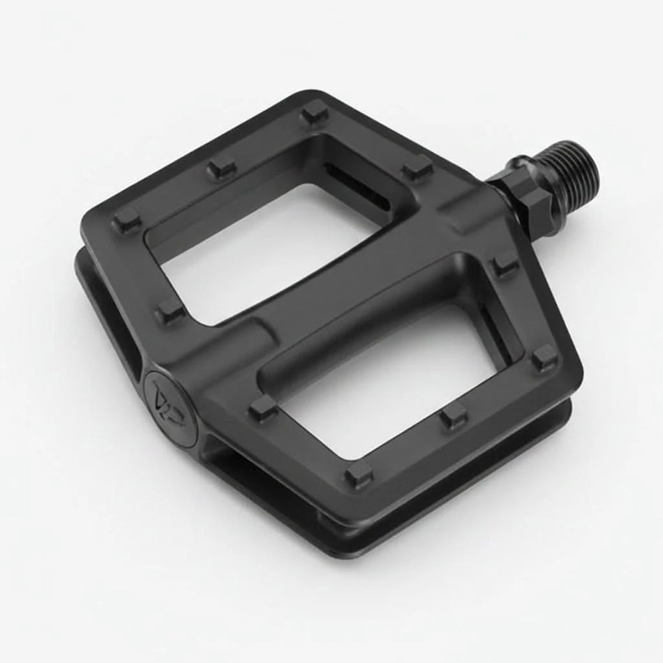PEDALS - JUNIOR For 16-20" Bikes 1/2" Boron Axle One Piece PP Body - Black