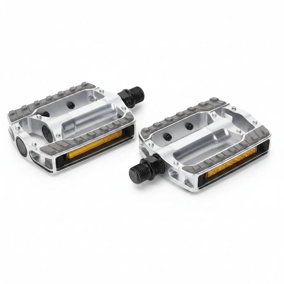 PEDALS 9/16" City Comfort Alloy - Silver/Black