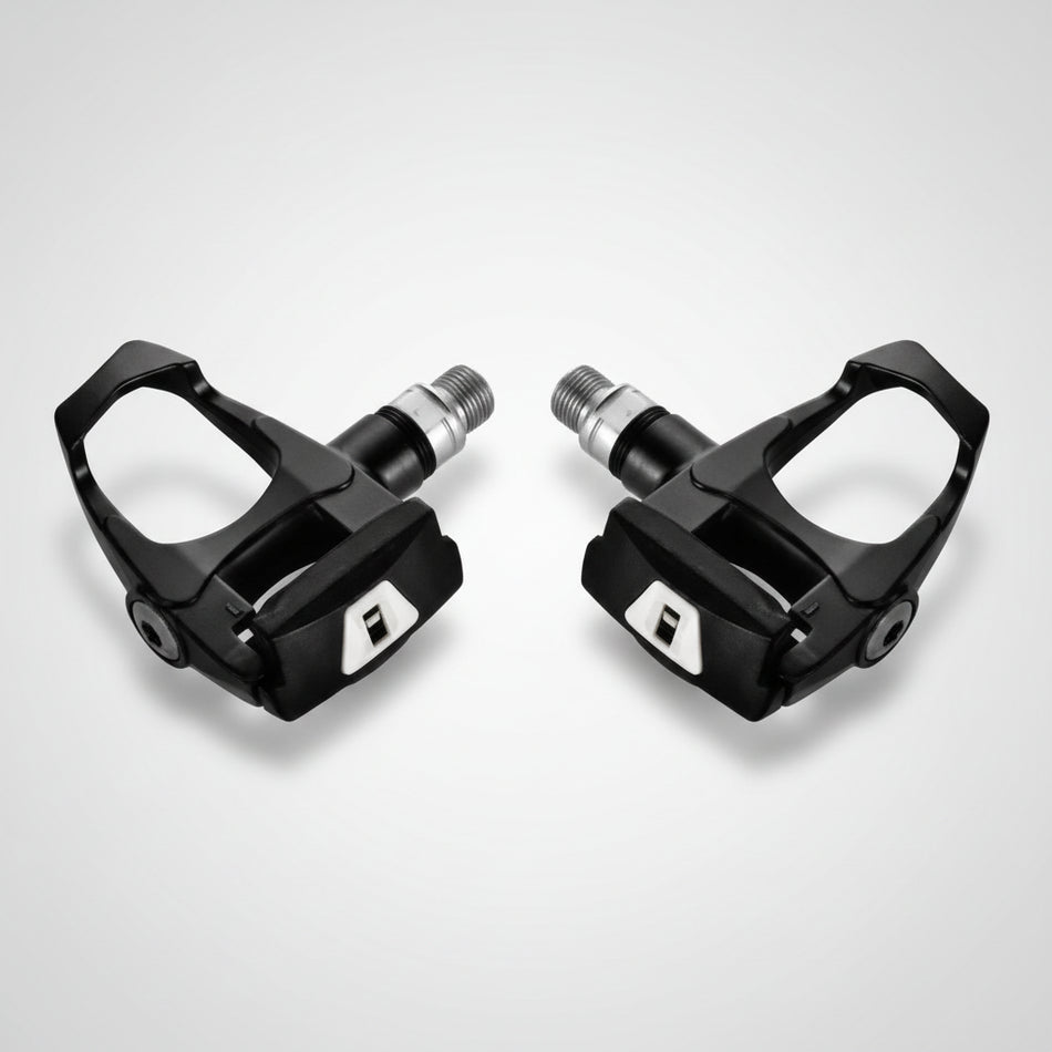 Alloy Pedals 9/16" road LOOK KEO compatible with red float cleats for efficient cycling
