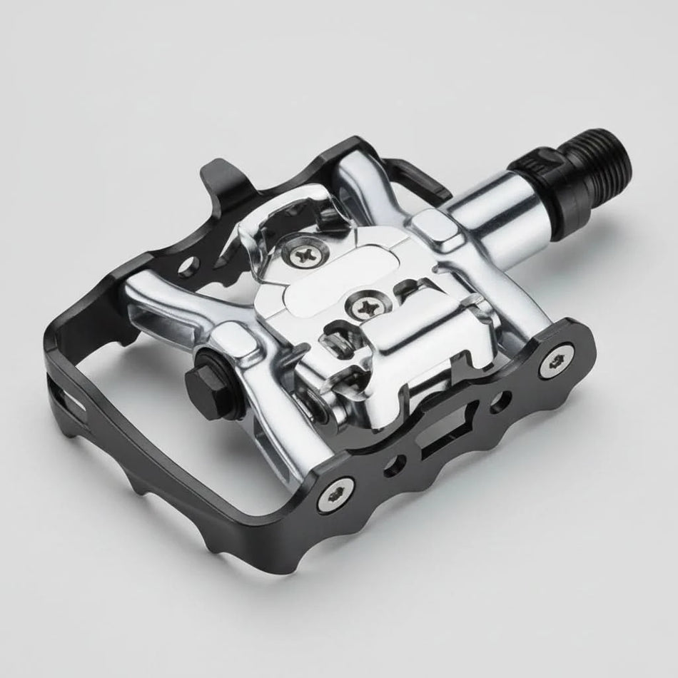 PEDALS Dual Function MTB Sealed Bearings Alloy - Silver/Black