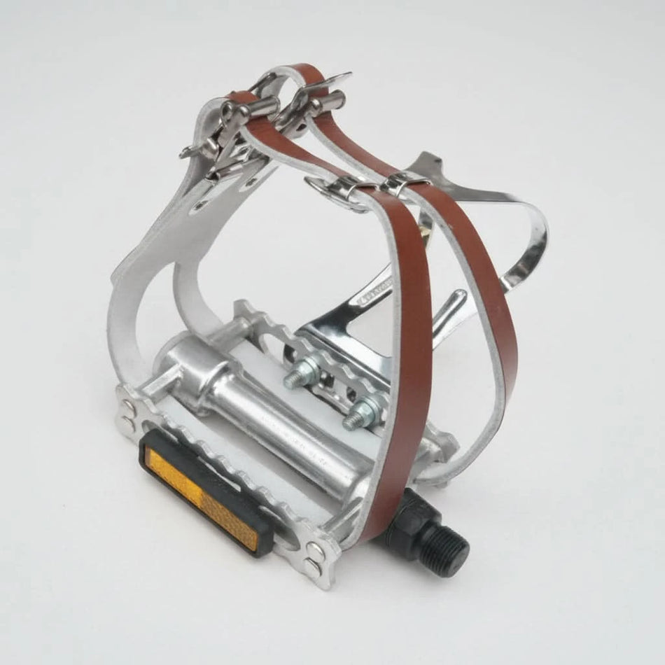 PEDALS 9/16" Retro Alloy - SILVER (Sold as a Pair)