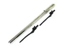 Pump 16' Steel With 6" Connector & Clip Fit on A/V - Silver