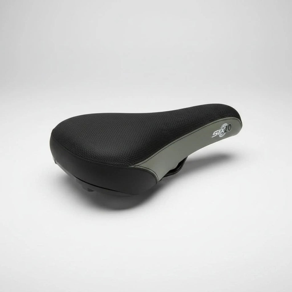 Velo Saddle Dirt Jump 8mm Rails Kevlar Side Panels - Grey/Black