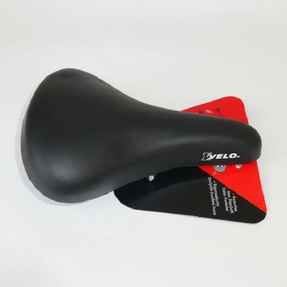 VELO Vinyl Saddle For 16-20" BMX Bike With Clamp