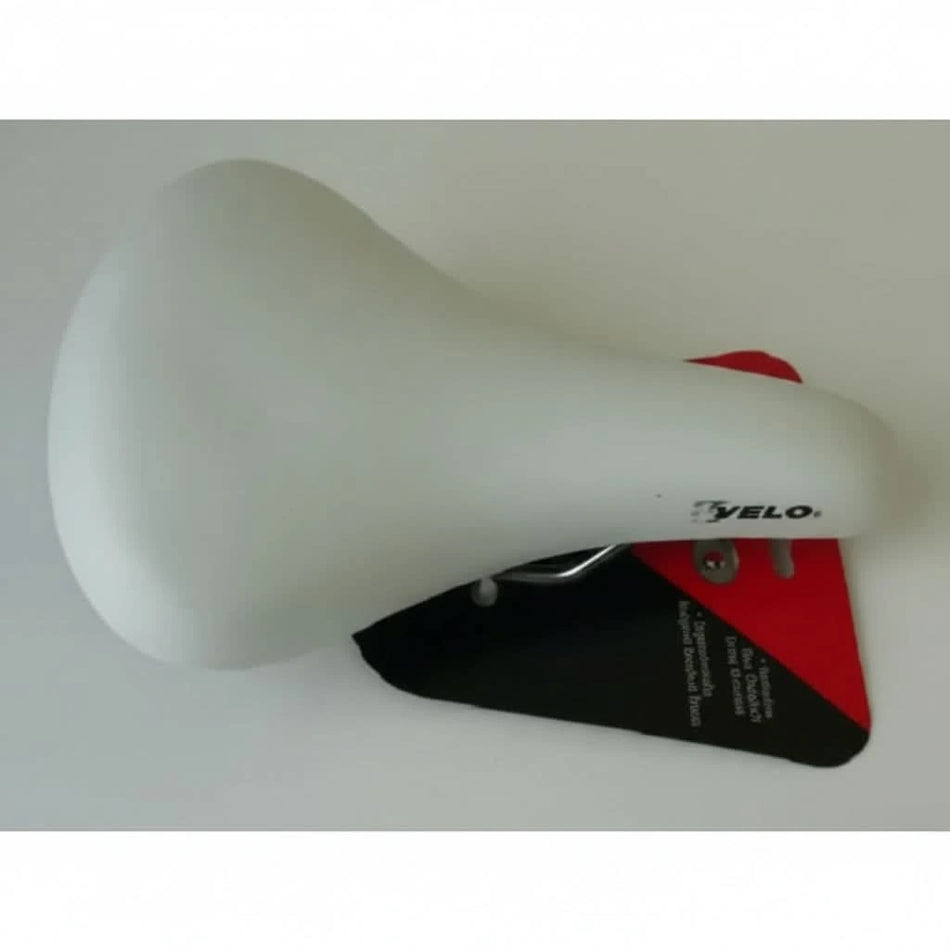 Velo Vinyl Saddle For 16-20" BMX Bike - White