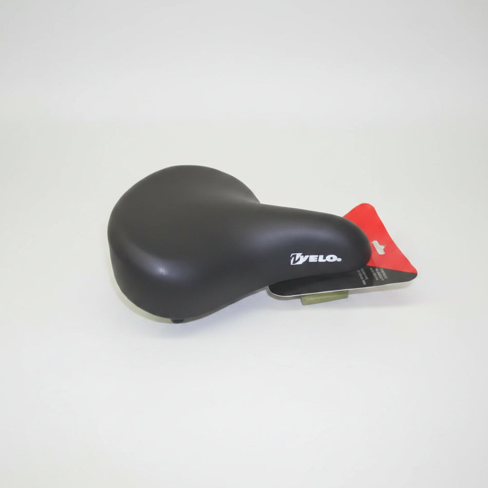 Velo Saddle Gel Top Black Extra Wide 260 x 260mm Black Springs