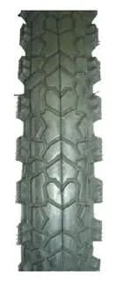 Tyre 26 x 2.00 Black Semi Slick Knobby Sides (54-559)