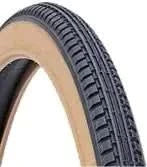 Tyre 24 x 1.3/8 Black With Gum Wall (37-540)