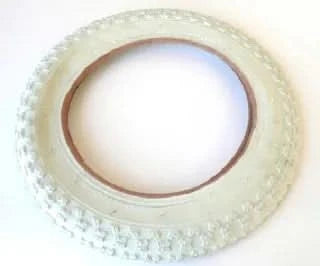 Tyre 20 x 2.125 White C-3 (57-406)