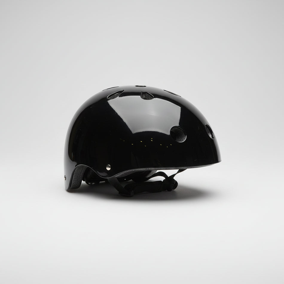 BMX Helmet Australian Standards Approved Size 55 to 58cm - Gloss Black