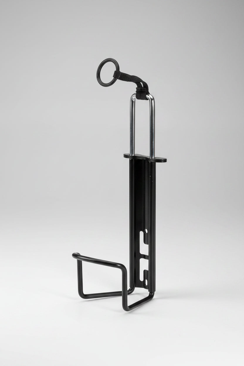 Alloy Bidon Cage Adjustable for Big Bottles - Black