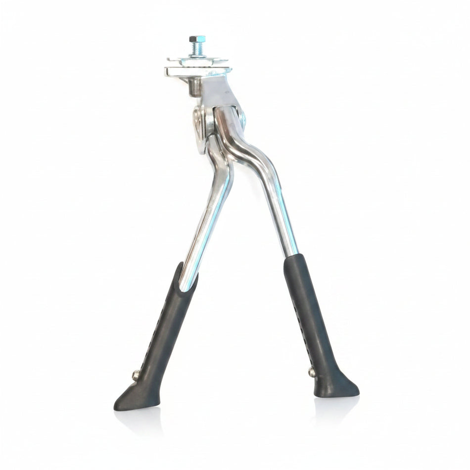 Centre Mount 24-28" Adjustable Double Leg Alloy Kickstand - Silver
