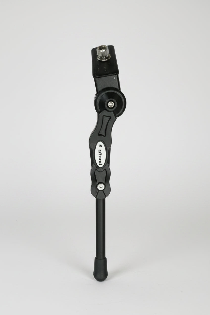 Centre Mount Adjustable Heavy Duty Alloy Kickstand 24-28" - Black