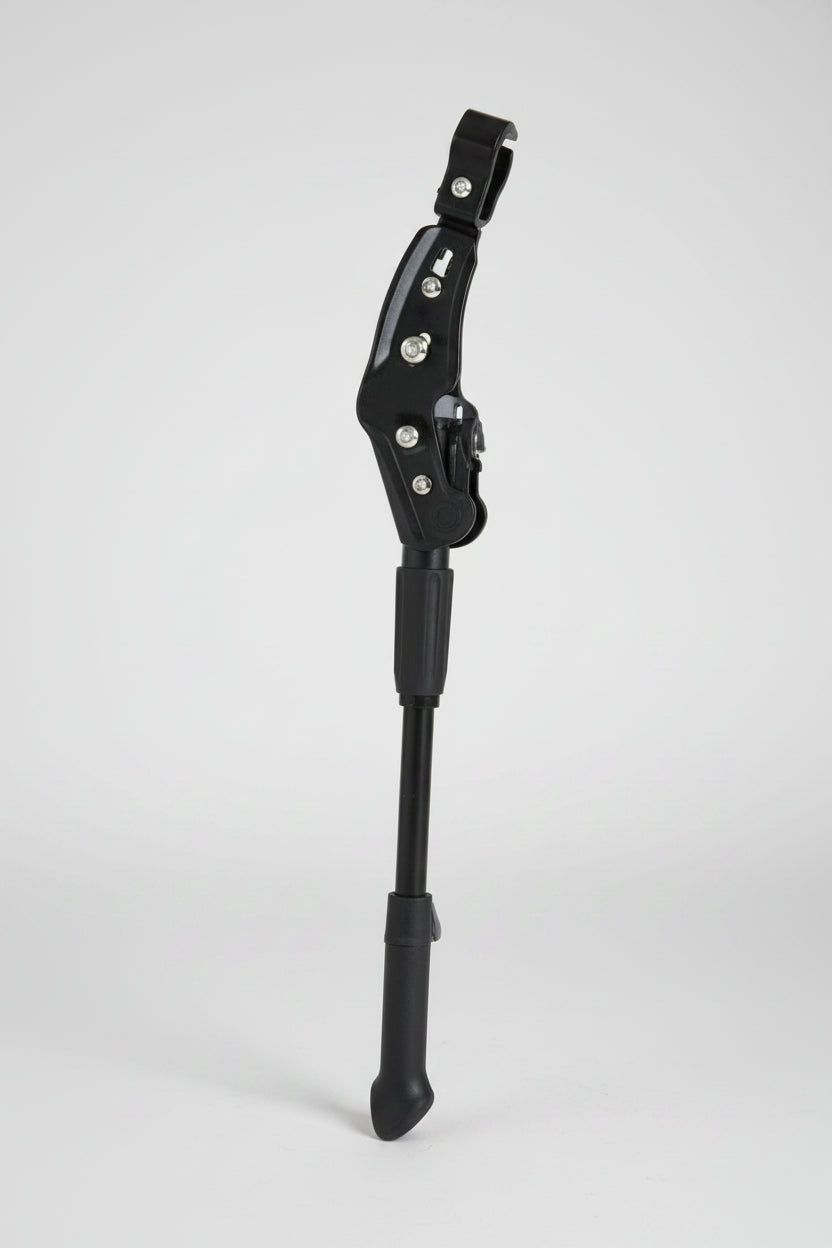 Seat/Chain Stay Mount 24-28" Adjustable Alloy Kickstand - Black
