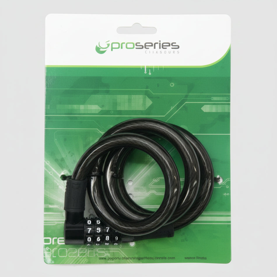4 digit Resettable Combination Cable Lock 12mm x 72