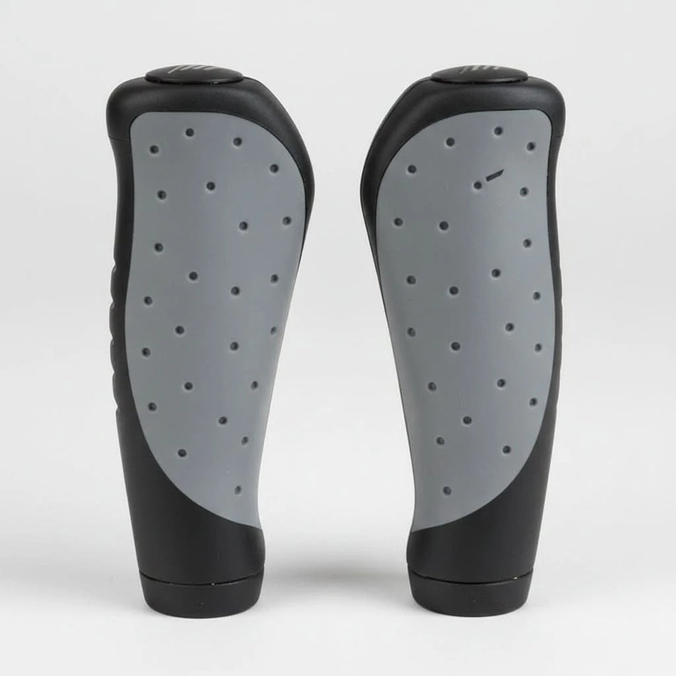 Tour-Series Anatomical Shape Rubber Compound Grips 130mm - Black/Grey