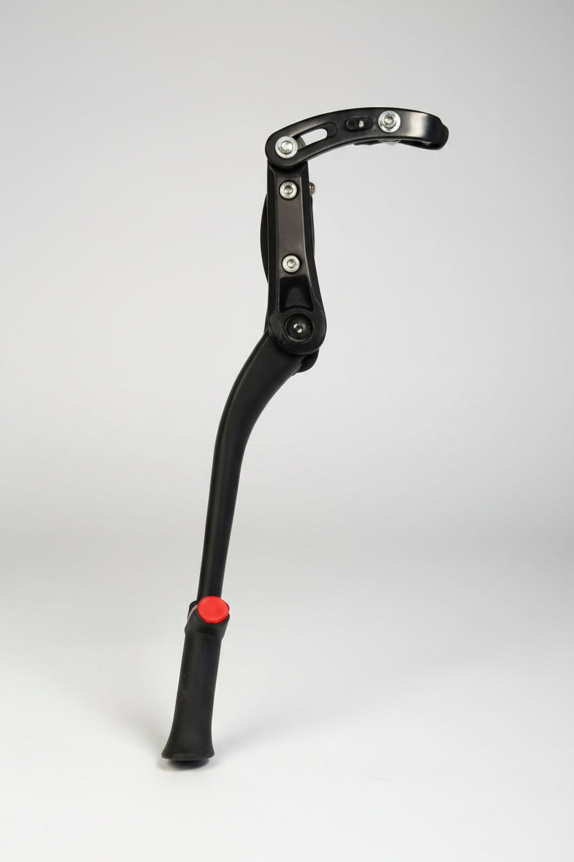 Seat/Chain Stay Mount 24-28" Adjustable Alloy Kickstand - Black
