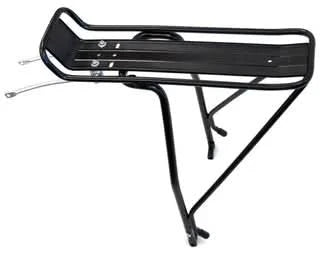 Heavy Duty Rear Pannier Rack For 700C/29ER DISC Brake Bikes - Black