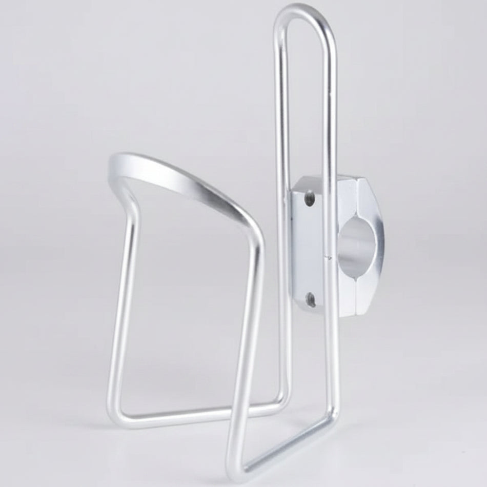 Tour Series Handlebar Mount Alloy Bidon Cage Fits 22.2 Bars - Silver