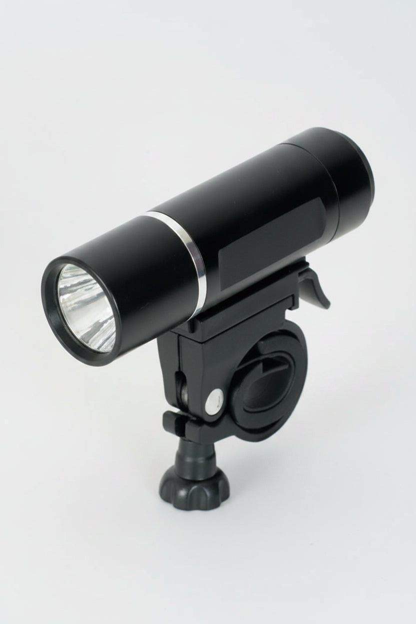 3Watt 2-Functions Alloy Housing Front Light - Black