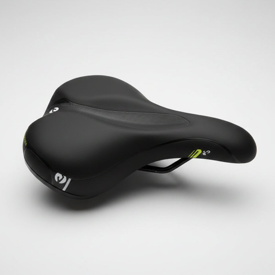 DDK Saddle Vinyl Top With Memory Foam Steel Black Rail 270 x 195mm