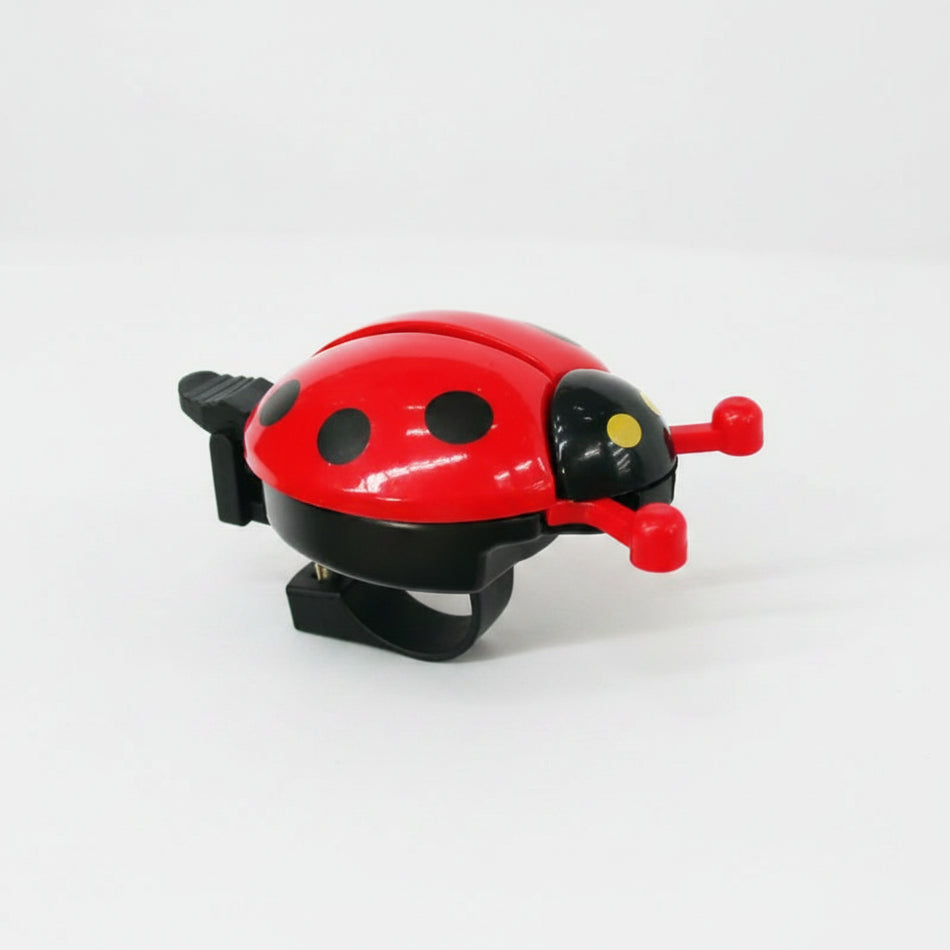 Bikes Up Flick Bell Ladybug Design Fits 25.4mm - Red